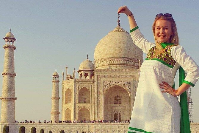 Overnight Agra Tour 2 days - Day 1 in Agra: Fort views, garden alignment, and a Mughal family story