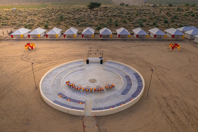 Overnight Stay in a luxury Camp with a cultural show & dinner. - From Jaisalmer Pickup to Luxury Camp Timing