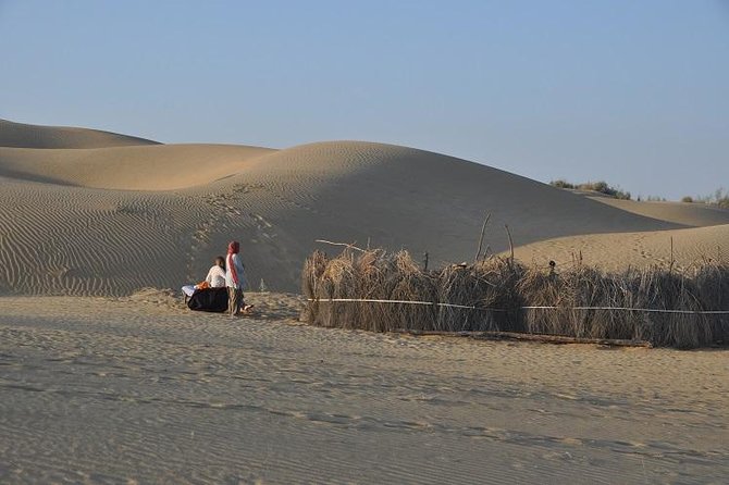 Pleasant Sunset Safari With Dinner On Dunes (From 2:00 PM to Approx. 10:00 PM) - The Drive Includes Two Stops, and That Changes the Mood