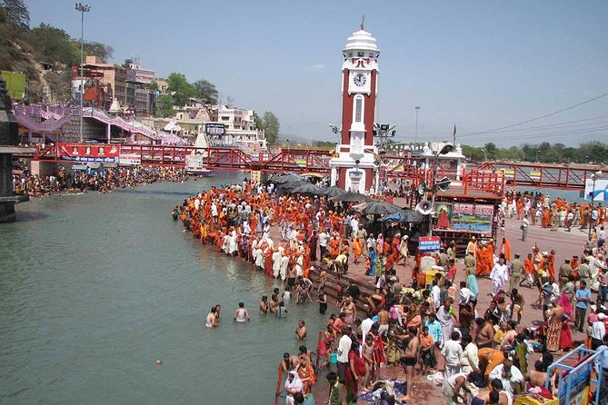 Private Day Trip to Haridwar and Rishikesh from Delhi by Car - Har Ki Pauri in Haridwar, free access and two chances to catch the Ganga moment