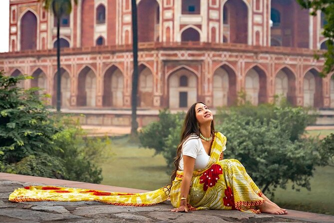 Private Photoshoot with a Local Photographer - Qutub Minar: where your portrait gets architectural drama