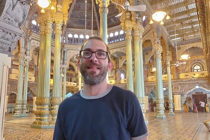 Private tour of Mysore by tourism ministry approved company - Mysore Palace: Indo-Saracenic Power, Three Stories Up
