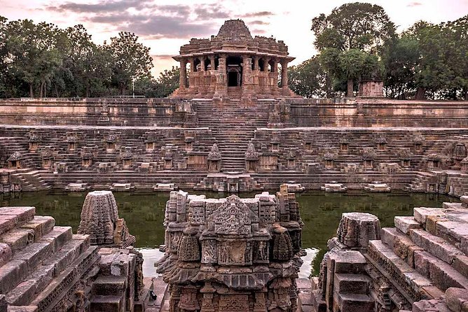 Private Tour of Step well, Modhera Sun Temple & Patola saree weaving by car - Modhera Sun Temple: Bhimadeva I, year 1026, and the river setting