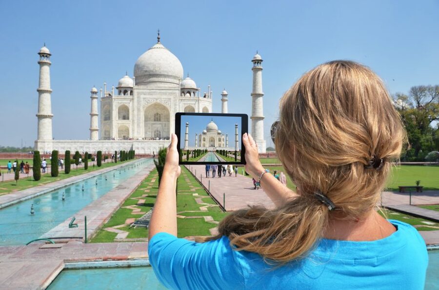 Same Day Taj Mahal, Fort & Baby Taj Tour from Delhi by Car - Agra Fort: Mughal power in red sandstone, with one smart hour