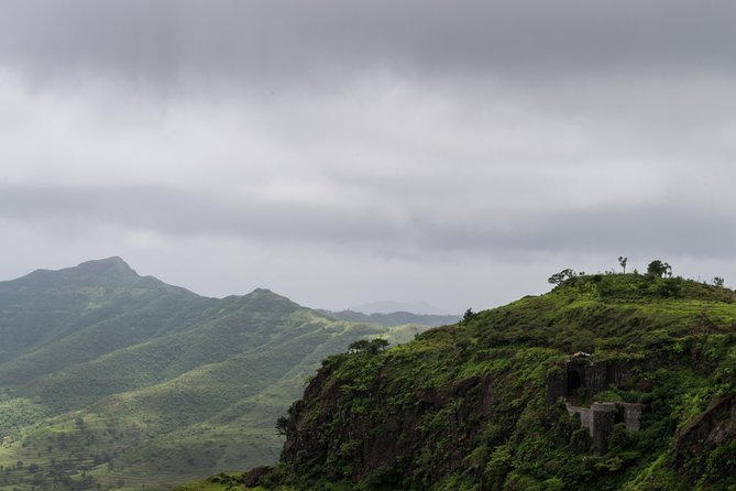 Sinhagad Fort Trip (Guided Half Day Sightseeing Tour) - Hawa point on Sinhagad: wind, fog, rain, and panoramic moments