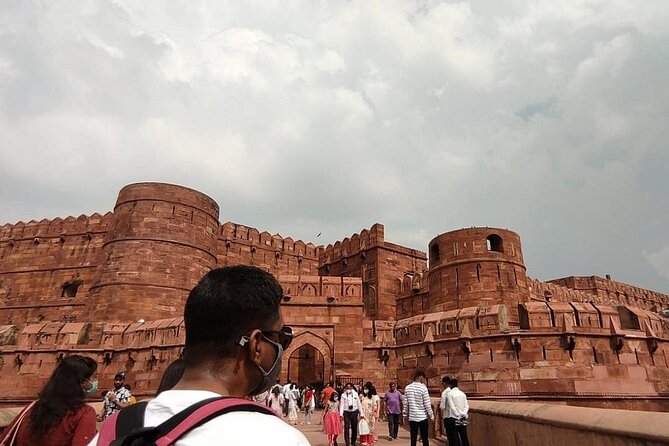 Skip The Line Taj Mahal Agra Fort Car & Tour Guide From Agra - Mehtab Bagh for sunset views by the river side