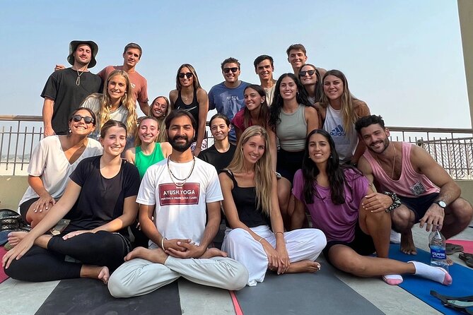 Sunrise Yoga / Mixed Level Class - Instructor attention: alignment and gentle tweaks from Ayush Tiwari