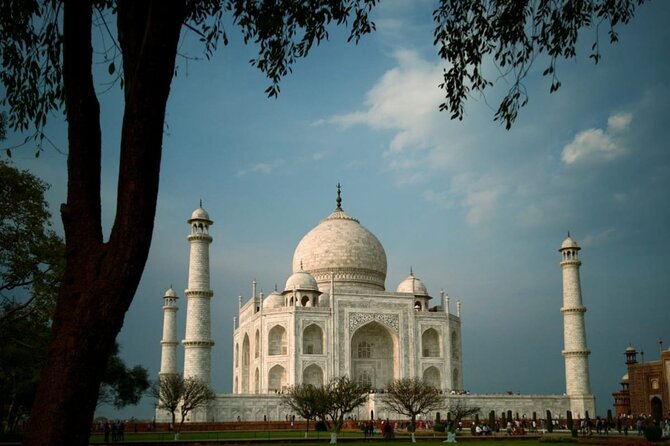 Taj Mahal, Agra Fort & Baby Taj same Day Tour from Delhi by Car - Mehtab Bagh views: the Taj from the opposite side