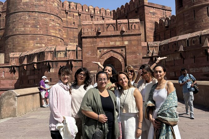 Taj Mahal, Agra Fort & Baby Taj tour from Delhi by Car with Meal - Agra Fort in red sandstone: why it works after the white marble