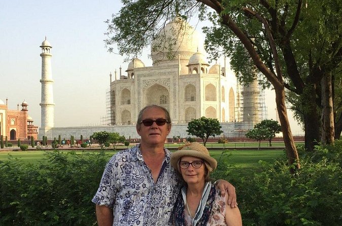 Taj Mahal Day Tour From Delhi By Private Cab -All Inclusive - Mehtab Bagh across the Yamuna: free entry, big photo payoff