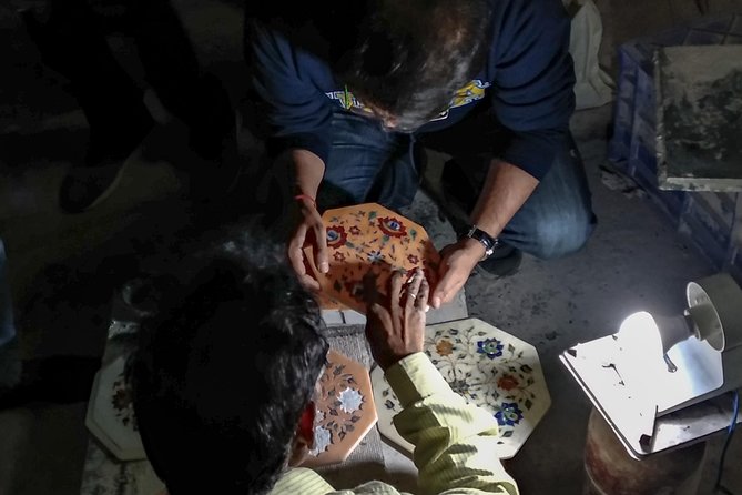 Taj Mahal Handicraft Walk: Explore True India with Artisans - Zardozi Gold Embroidery Workshop Near the Taj Area