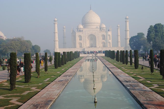 Taj Mahal sunrise and Agra Overnight Tour from Bangalore - Your Day 1 in Agra: Agra Fort, then Mehtab Bagh for golden-hour photos