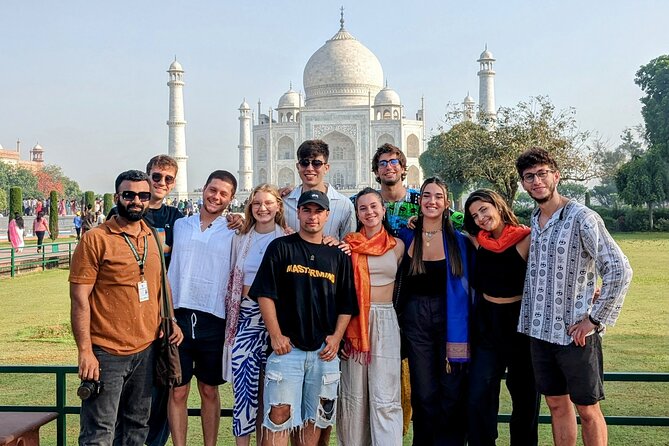 Taj Mahal Tour with High-Speed Train Experience - All Inclusive - Agra Fort After the Taj, Red Stone Views and UNESCO-Level Scale
