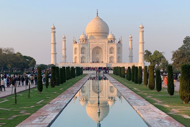 Tajmahal Skip -the- line- Sunrise Tour With Private Guide - Pickup and transport: Agra, New Delhi, airport, and air-conditioned options