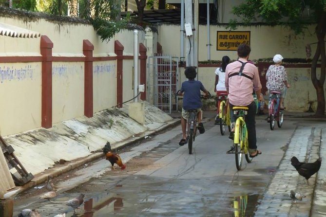 The Unique Pondicherry City Bike Tour - French, Tamil, and Muslim sides of town in one ride