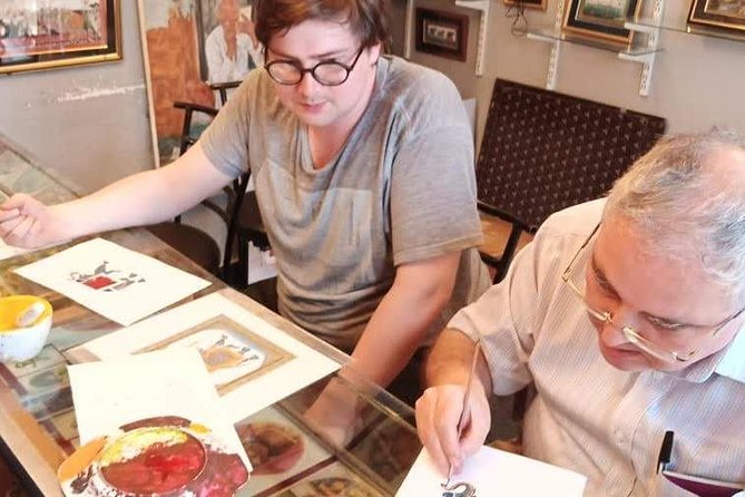 Traditional miniature painting class at Pacific Art - The Stroke-by-Stroke Flow of the Lesson