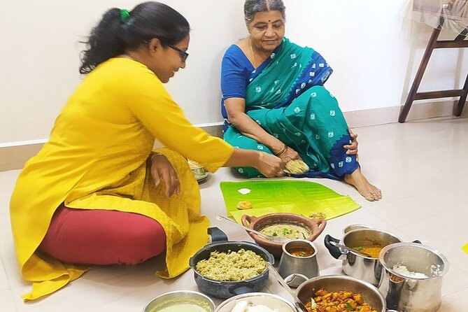 Traditional Vegetarian Cooking Class in Chennai with Gayathri - What You’ll Cook: One Main, One Side, and Chutney With a Stone Grinder