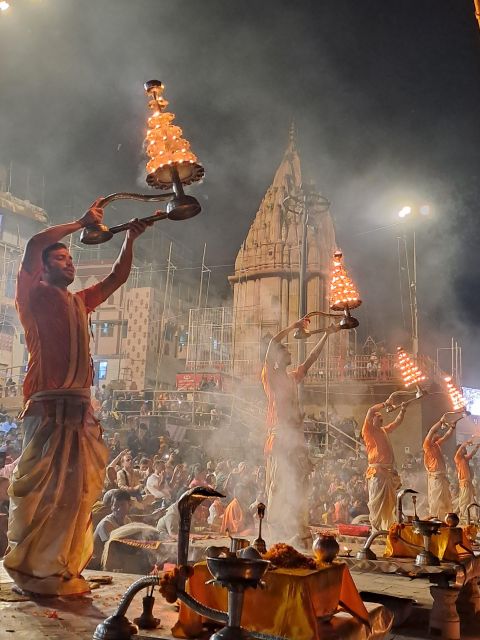 Walking Tour in the old part of the city of Varanasi - Reaching Manikarnika-ghat: watching cremation rituals respectfully